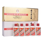 MOUTAI 茅台 飞天 酱香型白酒 53度 50ml*5瓶*2盒（金色+白色）组合装