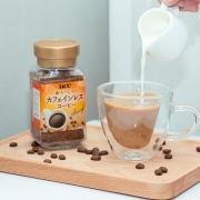 日本原装进口，晚上可以喝的咖啡：45gx2瓶 UCC悠诗诗 低因冻干速溶咖啡粉