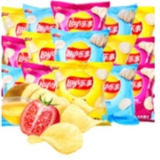 有券的上：Lay's 乐事 薯片  红烩味12g/袋*10袋