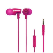 audio-technica 铁三角 ATH-CLR100IS 入耳式动圈有线耳机 粉色 3.5mm