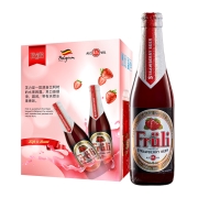 Fruli 芙力 草莓酒 比利时精酿啤酒 330ml*6瓶