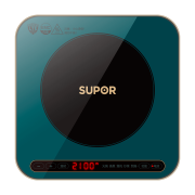 PLUS会员：SUPOR 苏泊尔 COCO系列 C21-IC801T 电磁炉 墨绿色