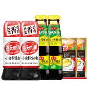 海天 酱油 小金标生抽200ml*2+上等蚝油260g*2+盐焗粉30g*2