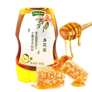 京东极速版:汪氏蜂蜜 多花蜜305g*1 百花蜜