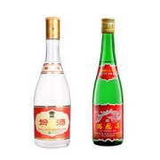 汾酒 黄盖汾酒 53度 475ML+西凤酒老绿瓶 55度 500ML