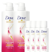 88VIP！Dove 多芬 赋活日常滋养洗护套装（洗发乳700g*2+护发素100g*4）