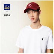 HLA 海澜之家 刺绣短袖T恤 HNTBW2U004A
