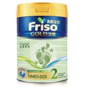Friso 美素佳儿 金装系列 较大婴儿奶粉 港版 2段 900g