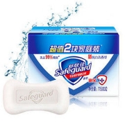 Safeguard 舒肤佳 香皂纯白清香115gX2（ 温和滋养 天然植物皂基 新老包装随机发货）