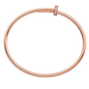 Cartier 卡地亚 JUSTE UN CLOU系列 B6065817 钉子18K玫瑰金钻石手镯