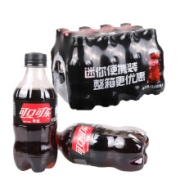 有券的上：Coca-Cola 可口可乐 迷你零度无糖汽水 300ml*6瓶装