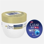 天猫U先:多芬 致臻氨基酸小金碗 发膜护发素 50g+清扬发蜡10g