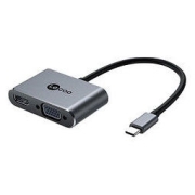 Lenovo 联想 LKC1328H Type-C拓展坞 四合一 0.15m 太空灰