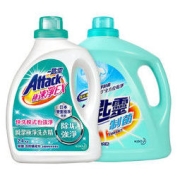 Kao 花王 进口花王（KAO）一匙灵超浓缩洗衣液经济实惠套装（3kg*1瓶+2.4kg*1瓶）
