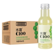 京东极速版：农夫山泉 水溶C100柠檬味复合果汁饮料 445ml*5瓶