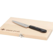 日本顶级户外品牌！Snow Peak 雪峰 折叠砧板水果刀套装 中号‎CS-207  含税直邮到手￥279.95