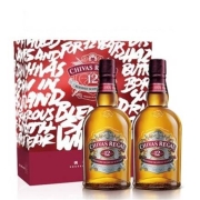 CHIVAS 芝华士 12年 苏格兰威士忌 40度 500ml*2瓶礼盒装