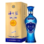 88VIP：YANGHE 洋河 海之蓝 旗舰版 52度 浓香型 520ml 单瓶装