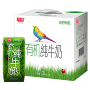 光明 乐在新鲜 有机纯牛奶200mL*12盒钻石装