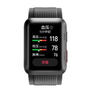 HUAWEI/华为 WATCH D 智能手表 华为腕部心电血压记录仪 曜石黑 黑色氟橡胶表带