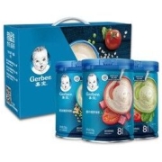Gerber 嘉宝 宝宝米糊礼盒2段250g*3罐
