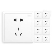 ABB AO205 远致系列 10A五孔插座 10只装