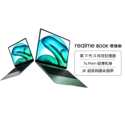 预售：realme Book增强版 14英寸轻薄本 笔记本电脑 11代i5  天空青色