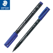 STAEDTLER 施德楼 S313-3 油性记号笔 0.4mm 蓝色 2支装