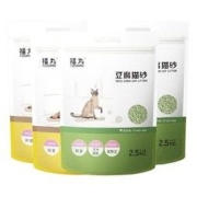 FUWAN 福丸 豆腐猫砂 玉米2.5kg*2+绿茶2.5kg*2