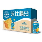 优乐多  乳酸菌饮品酸奶礼盒 100ml*24