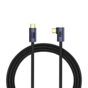 凯宠 Type-C雷电4编织数据线弯头 100W 20Gbps 8K@60Hz 2米
