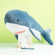 MINISO 名创优品 海洋系列 鲨鱼公仔毛绒抱枕 50*26cm*2件
