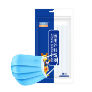 聚划算百亿补贴:DR.ROOS 袋鼠医生 一次性医用外科口罩 10只*10包