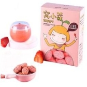 窝小芽 草莓饼干 2盒装(130g 24小包)
