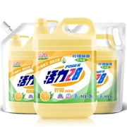 再降价、京东极速版：POWER28 活力28 柠檬洗洁精 3.28kg(1.28kg/瓶*1+1kg/袋*2)*3件
