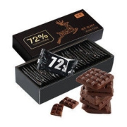诺梵 72%纯黑巧克力 130g