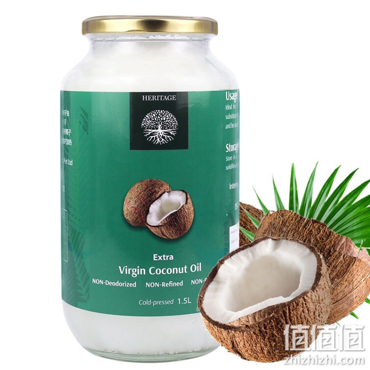 斯里兰卡原装进口 赫丽特奇天然冷压榨椰子油1500ML 食用油可炒菜烘焙生酮饮食