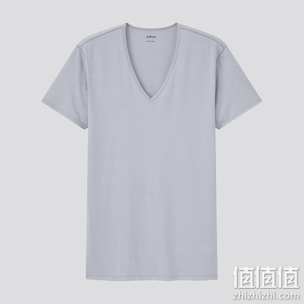 优衣库 男装 AIRism V领T恤(短袖凉感舒爽内衣) 443824 UNIQLO