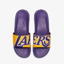 Nike 耐克 BENASSI SOLARSOFT NBA 男子勇士湖人拖鞋917551