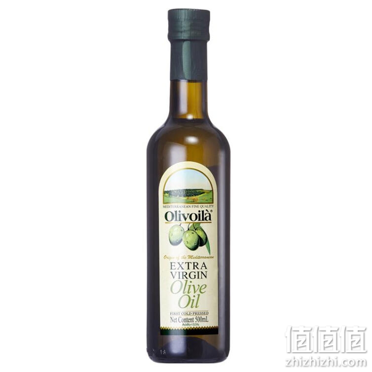 欧丽薇兰 Olivoilà 食用油 特级初榨 压榨 橄榄油500ml