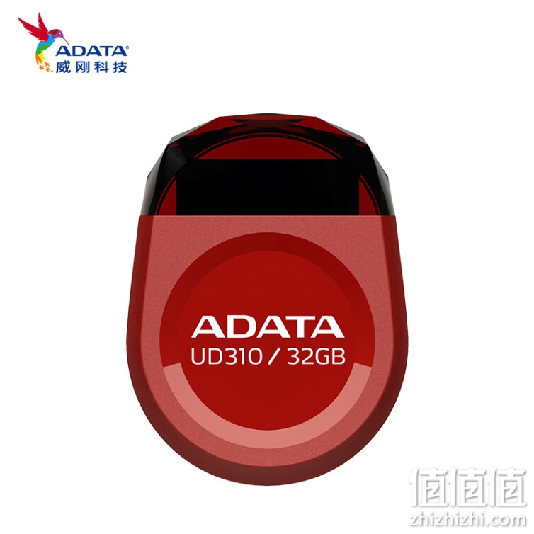 威刚（ADATA）32GB USB2.0 U盘 AUD310-32G-RRD 小身材大容量 迷你车载电脑优盘