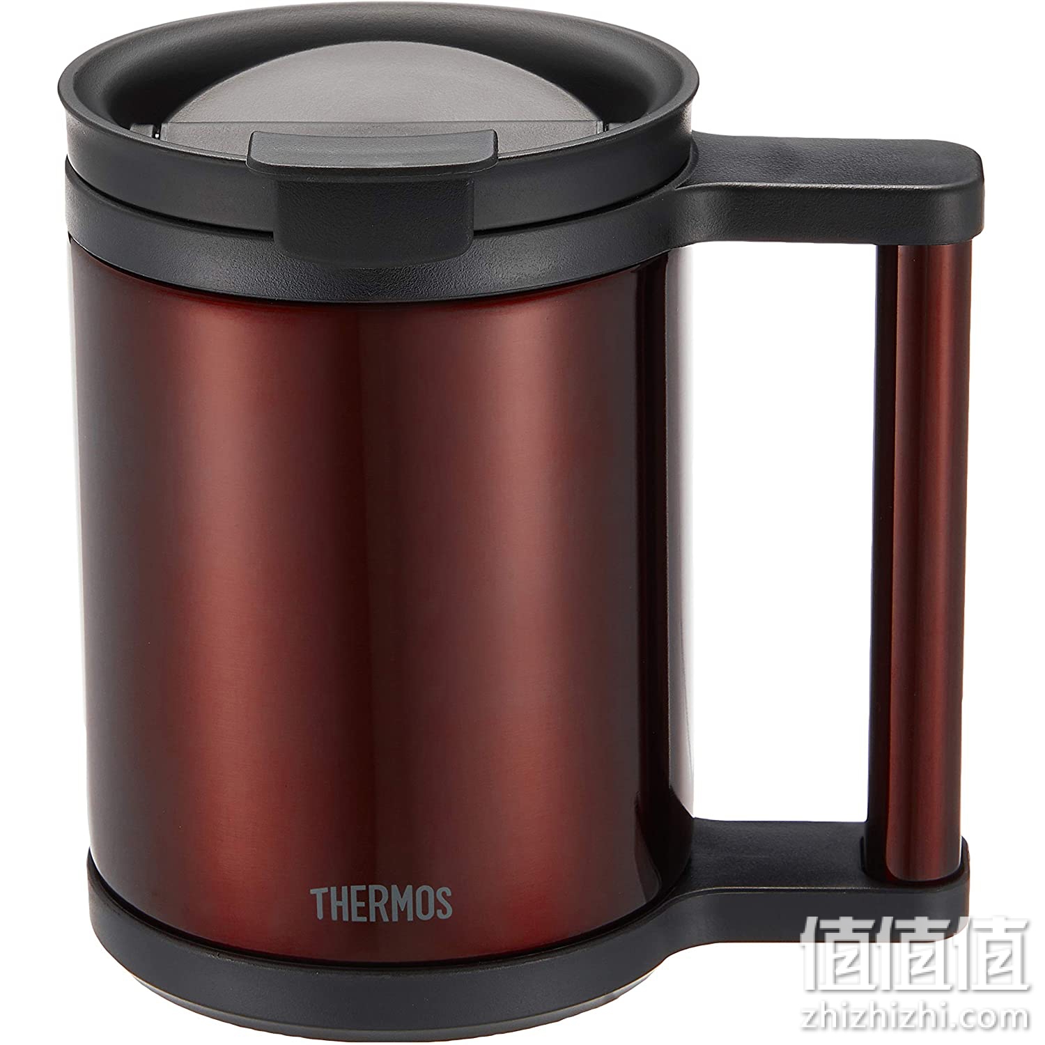 膳魔师 THERMOS 真空隔热马克杯 280ml 透明棕色 JCP-280C CBw