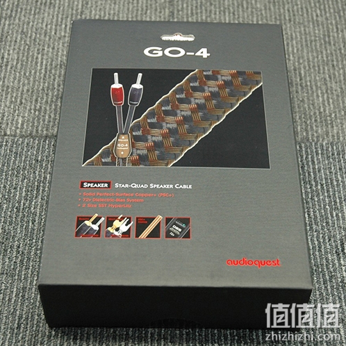 美国 Audioquest AQ 线圣 GO4 GO-4 音箱线喇叭线 2.5米 全新行货
