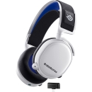 SteelSeries 赛睿 Arctis 7P+ 无线游戏耳机 - 无损 2.4 GHz - 30 小时电池寿命 - 适用于 PS5、PS4、PC、Mac、Android 和 Switch - 白色