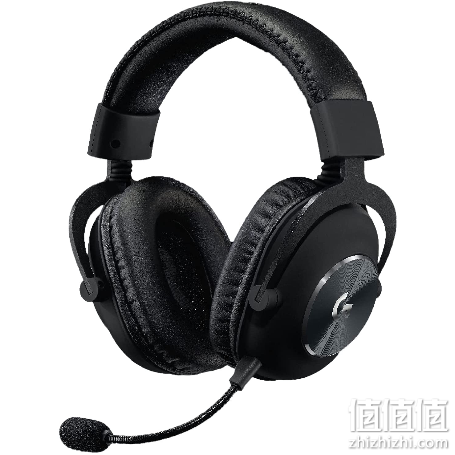 罗技 G PRO X 无线 Lightspeed PC 兼容游戏耳机与蓝色语音麦克风技术 50mm PRO-G 扬声器 DTS 耳机：x 2.0 环绕声，记忆海绵填充