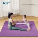 IKU双人瑜伽垫加厚20mm舞蹈训练儿童爬行多功能家庭运动健身垫子192cm*125cm*20mm紫色