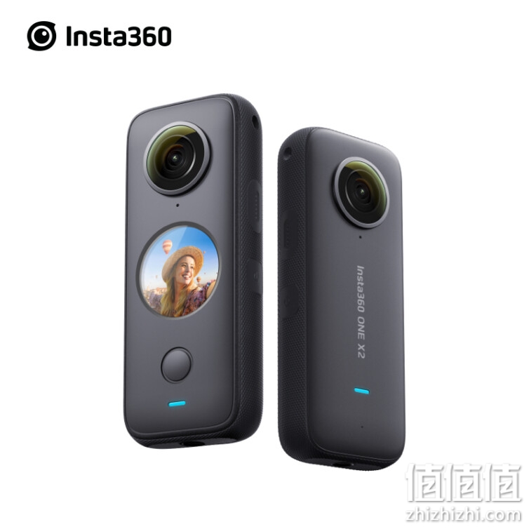 Insta360影石 ONE X2口袋全景防抖运动相机 5.7K高清Vlog滑雪摩托车潜水摄像机 裸机防水