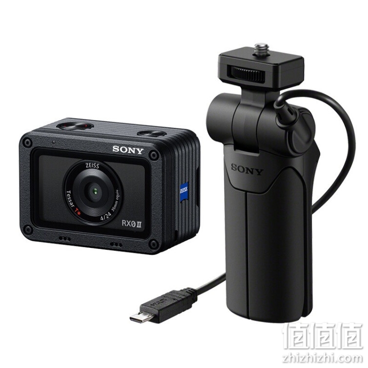 索尼 DSC-RX0 II \/RX0 M2迷你黑卡数码相机 4K Vlog视频 自拍套装 RX0M2G 原装手柄旅拍套餐一