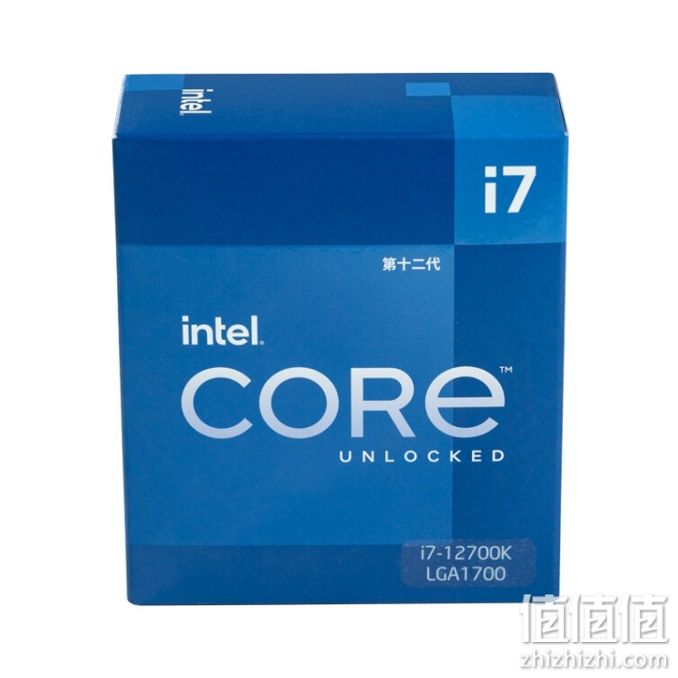 英特尔（Intel）CPU 12代 i7-12700K【12核20线程】