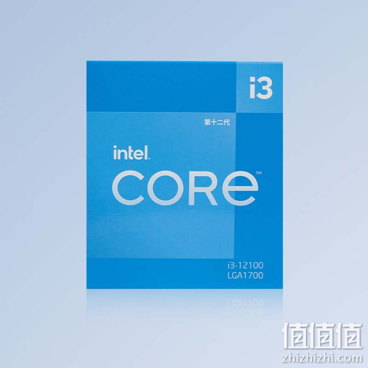 英特尔（Intel）12代 酷睿 i3-12100 CPU处理器4核8线程 单核睿频至高可达4.3Ghz 12M三级缓存增强核显